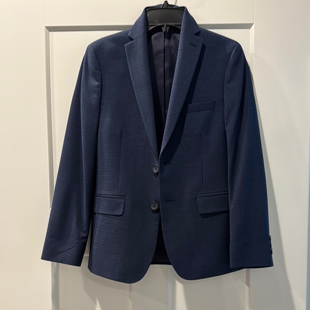 Navy Two-Button Blazer Perfect for First Communion!